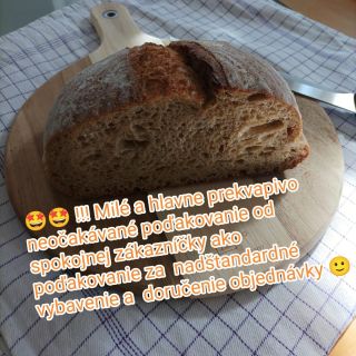 Tak toto sme naozaj nečakali! Spokojná zákazníčka z Trnavy nás odmenila chutným domácim chlebíkom za expresné a...